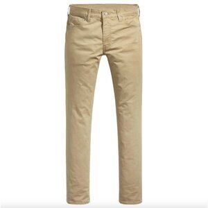 LEVI'S 511 Mens Commuter Slim Fit Denim Cycling Jeans Size 31x32 Beige Tan RARE